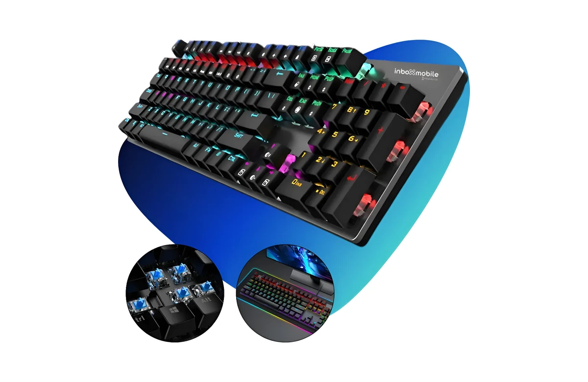 Teclado Gamer Mecânico Switch Blue